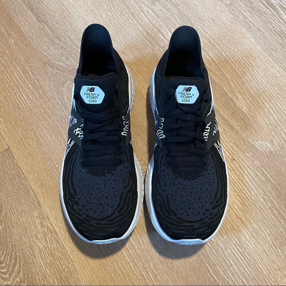 New Balance Women’s Fresh Foam W1080K10 Black Running Shoes Size 10